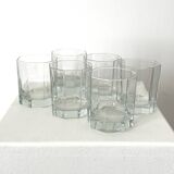 Set of 6 vintage octagonal glasses