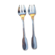 2 oyster forks in silver metal christofle versailles model