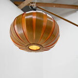 Custom made wooden floor lamp, 1960