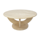 Italian travertine coffee table, 1970s