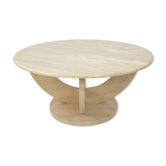 Italian travertine coffee table, 1970s