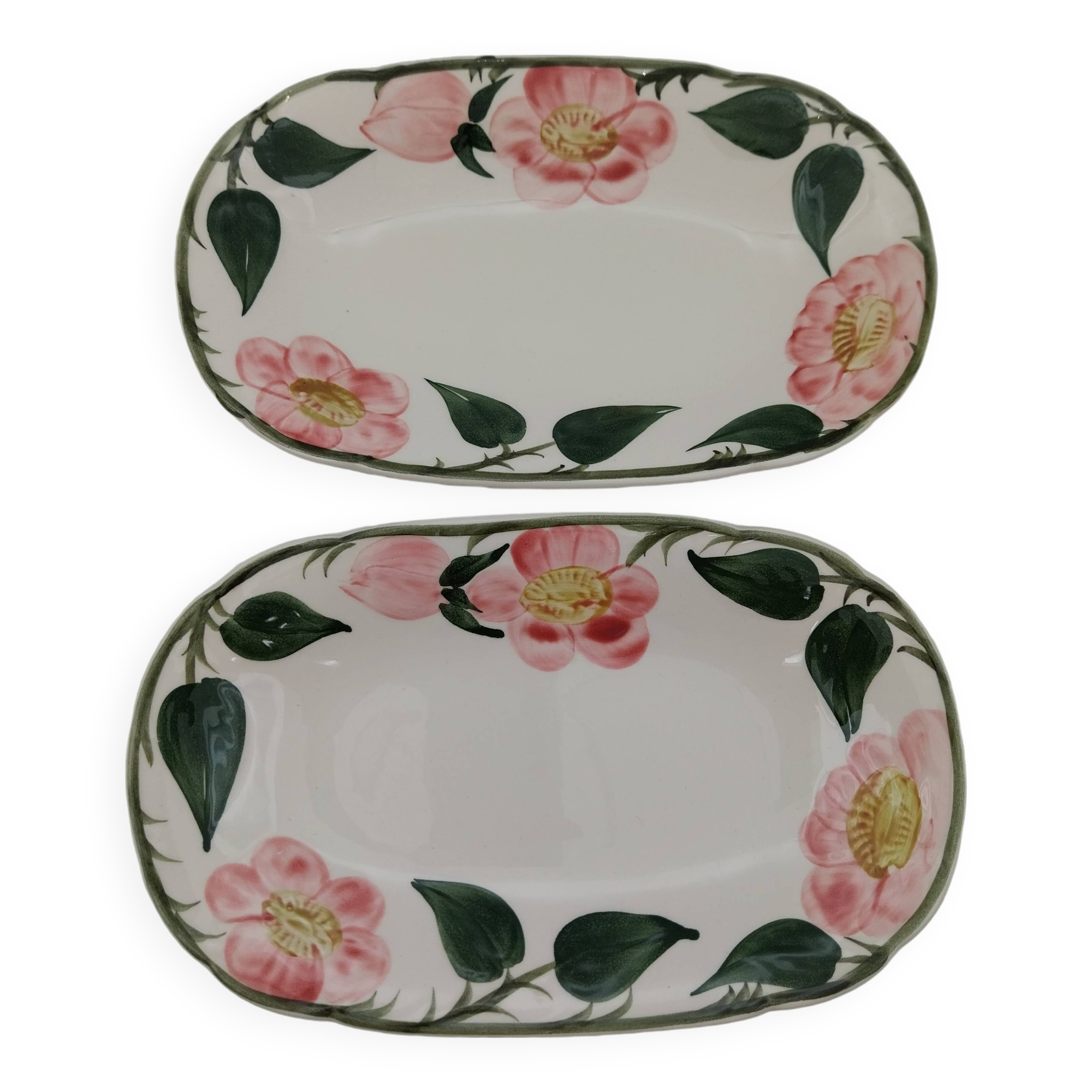 2 Villeroy Boch wild rose dishes