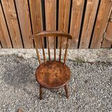 Chaise édouardiennes windsor en noyer entièrement estampillée, style ibex penny suédois