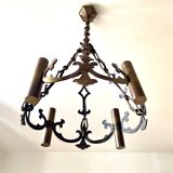Neo-Gothic chandelier with 4 lights