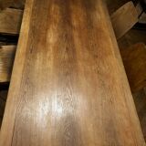 Dining table + 6 vintage chairs – 1960s modernism