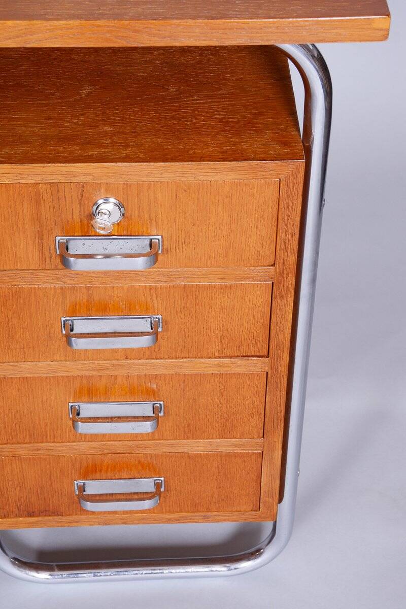 Bauhaus Writing Desk in Beech from Mücke-Melder, 1930s