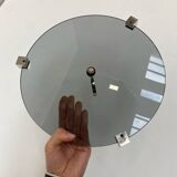 Glass and chrome presentation tray