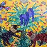 African landscape signed Russian school