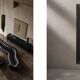 Mid-Century Modern Scandinavian Dark Oak Sideboard with Metal Handles