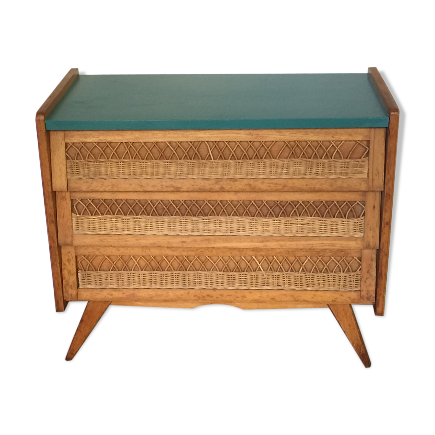 Rattan dresser