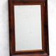 Petit miroir rectangulaire en placage d’acajou, fin XIXe siècle