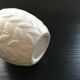 Vase blanc décor épis