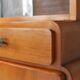 Art deco curvy cabinet