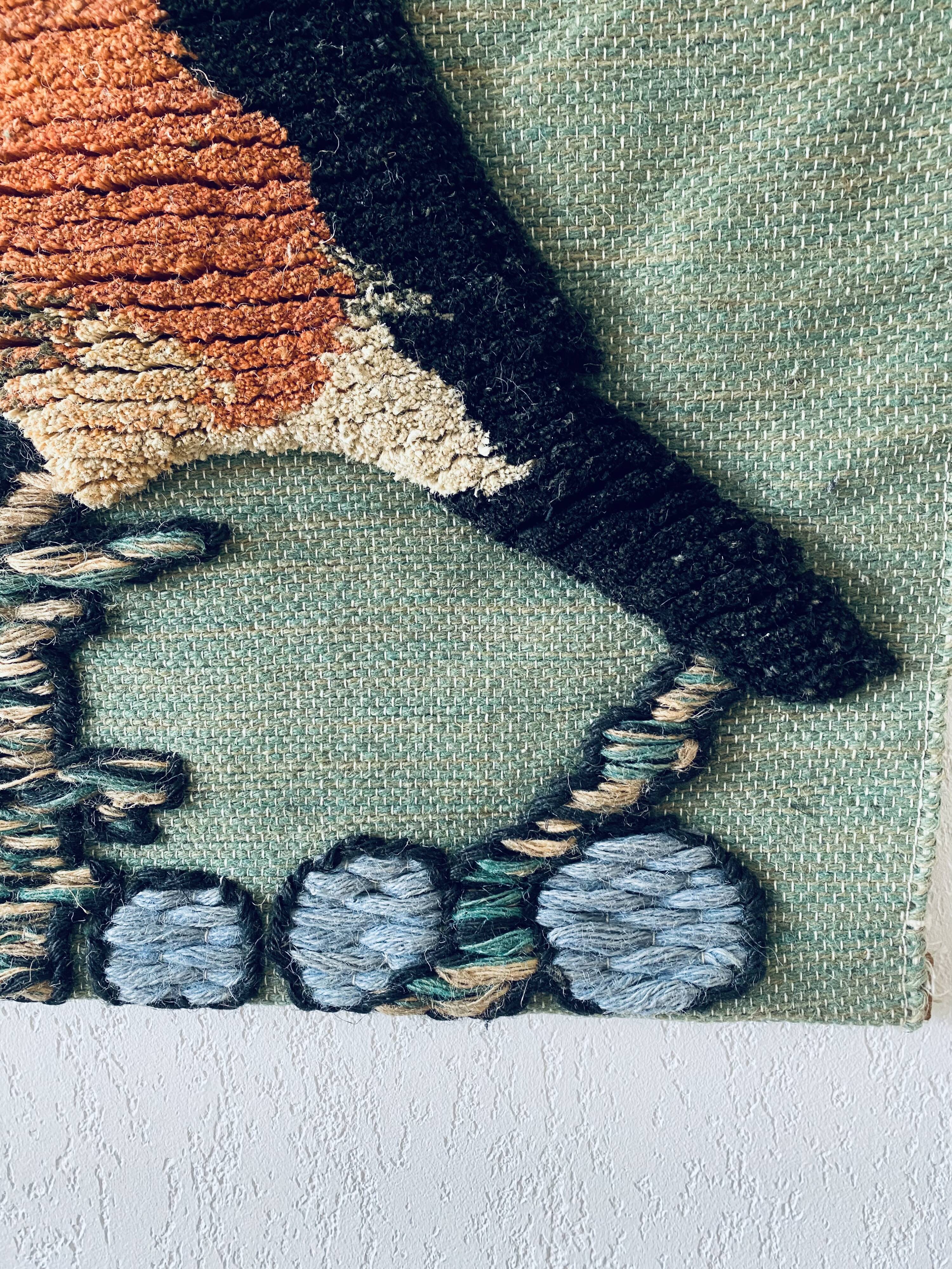 Vintage wall weaving
