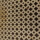 Vintage perforated metal shelf