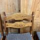 6 Vintage Brutalist Dining Chairs, 1970