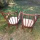 Paire de fauteuils éventail Baumann