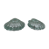 Pair of scallop shell candlesticks