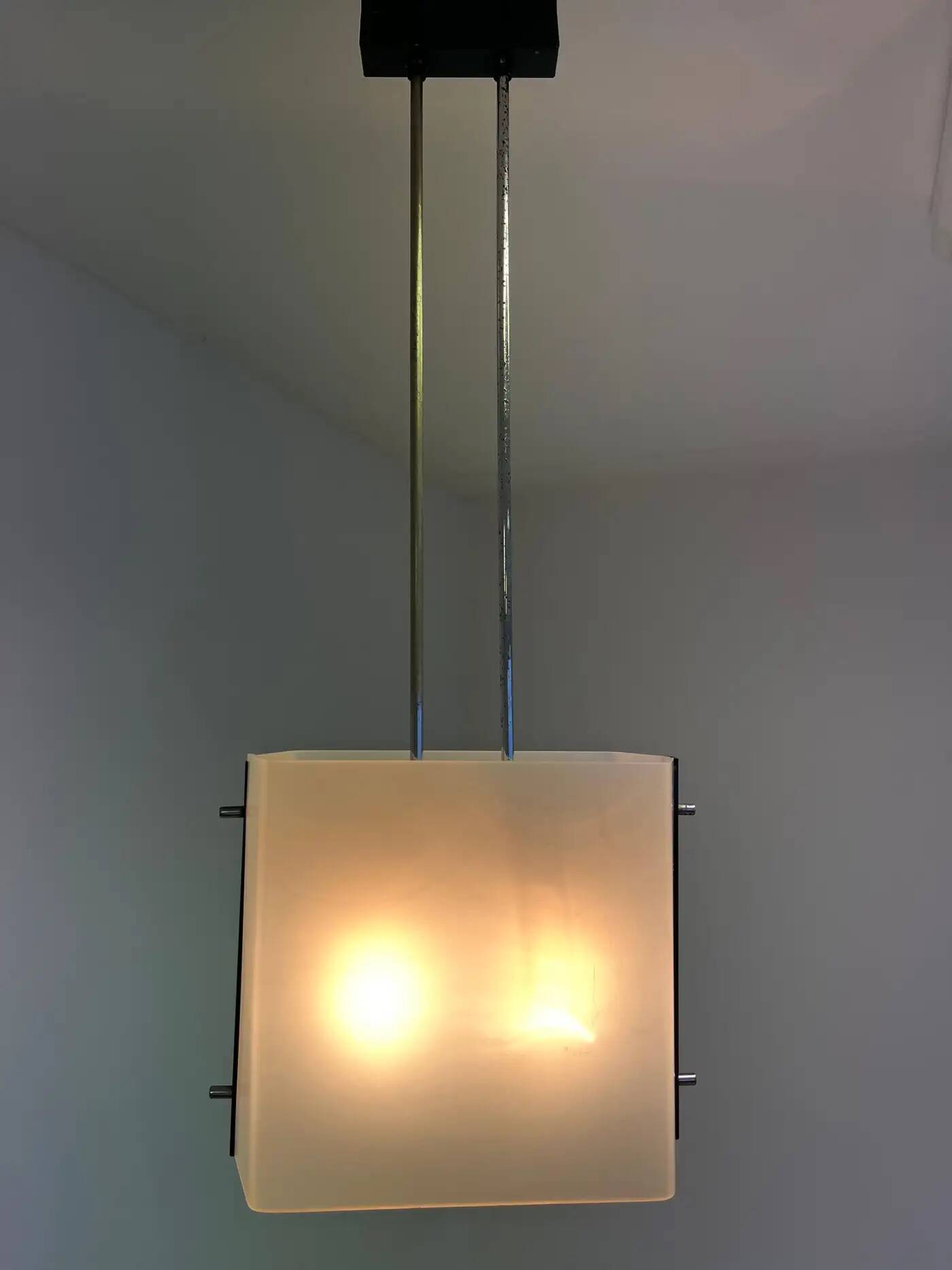 Midcentury design Space Age UFO pendant by Drupol, 1970s