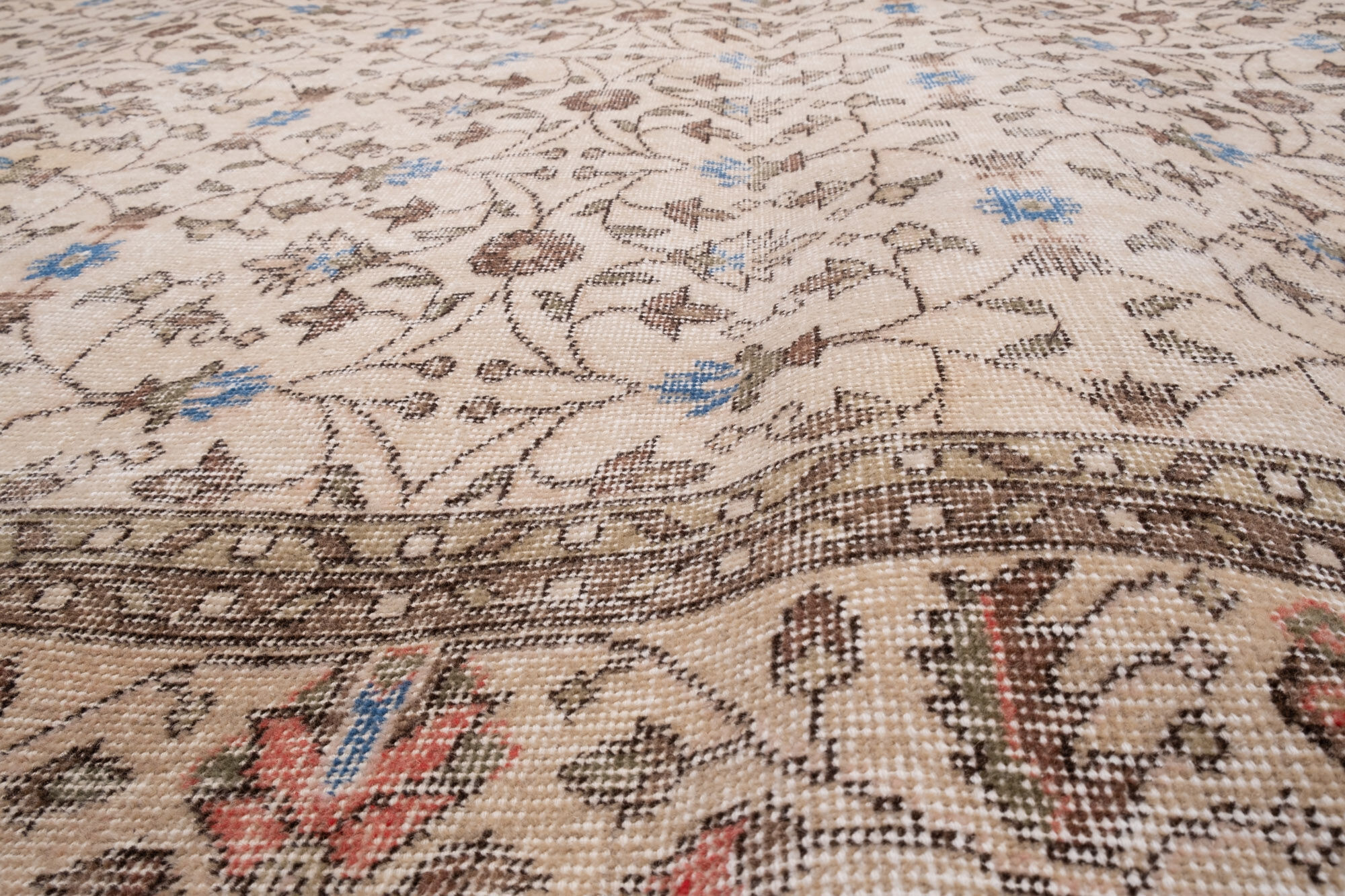 Turkish Oushak rug, 1970s - 212x321cm