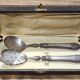 Old necessary for entremets/solid silver
