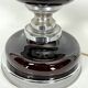 Space age Table lamp in chrome and lacquer. Italy 1970s