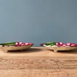Duo of small dishes, trays or slip pockets