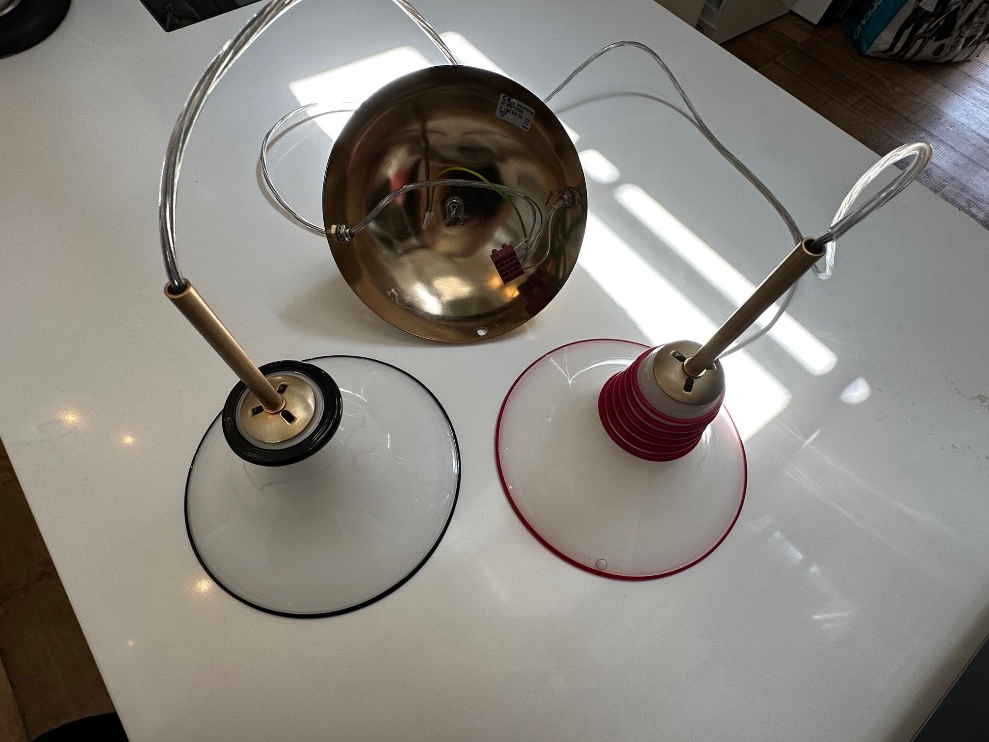 La Murrina double murano glass pendant light