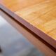 Extendable teak dining table by Gérard Guermonprez for Magnani editions