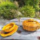 Ceramic soup tureen and sauceboat set