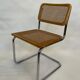 Chaise design Cesca modèle b32 en chrome