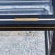 Side table end of sofa Pierre Vandel in metal and glass tops