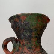 German brutalist carafe vase from the mid-century in the style of Gerhard Liebenthron, 1960s.