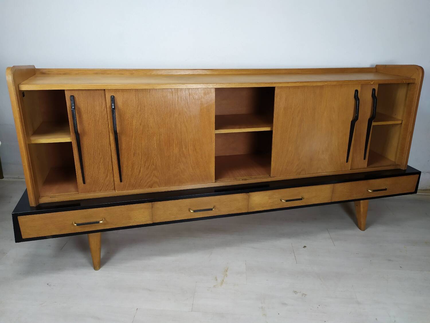 Vintage oak enfilade