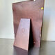 Metal frame in gold colored brass