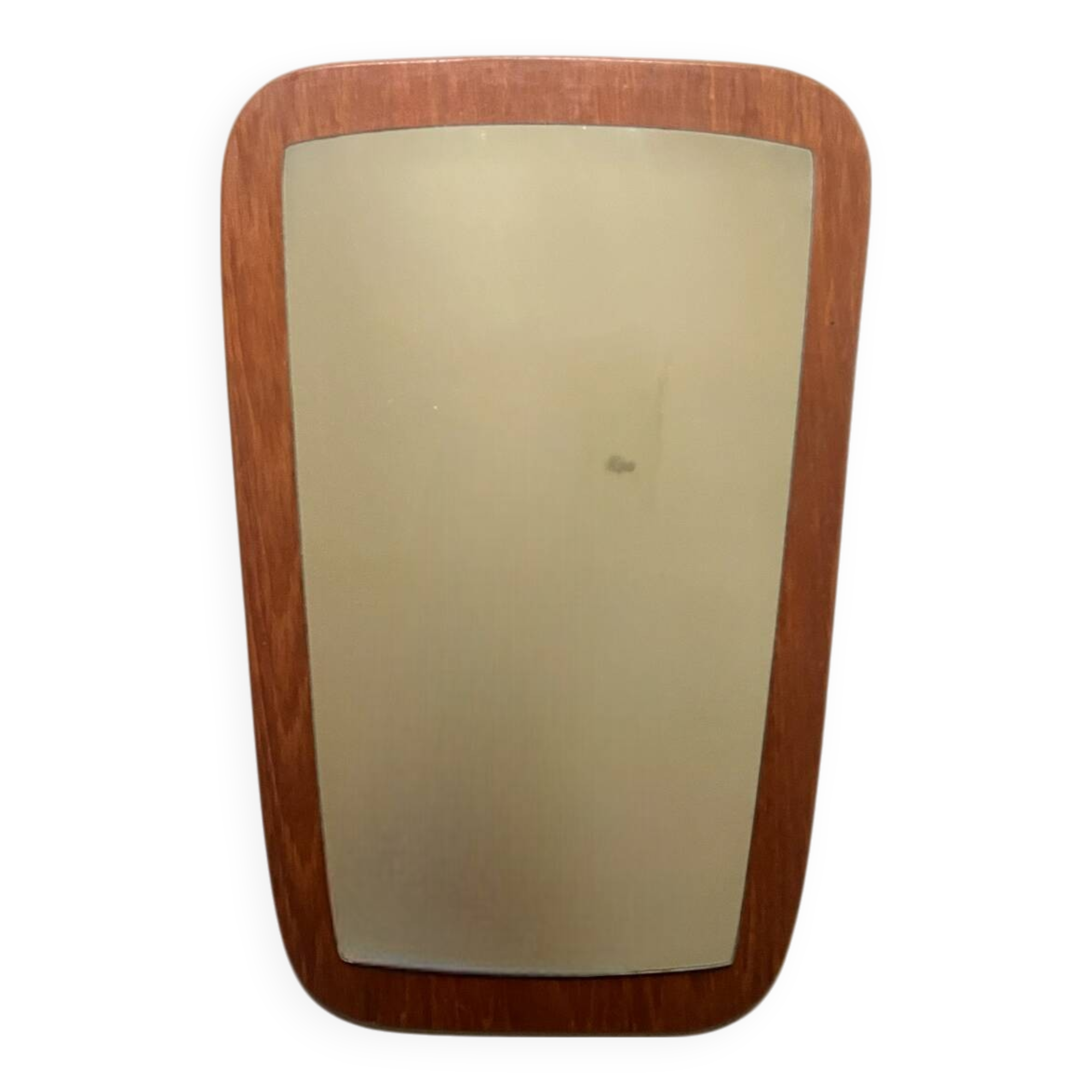 Scandinavian teak wood mirror, circa 1950 / 1960