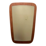 Scandinavian teak wood mirror, circa 1950/1960