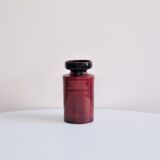 Brown flamed vintage vase