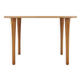 Beech table, Danish design, 1970s, designer: Takshi Okamura & Erik Marquard