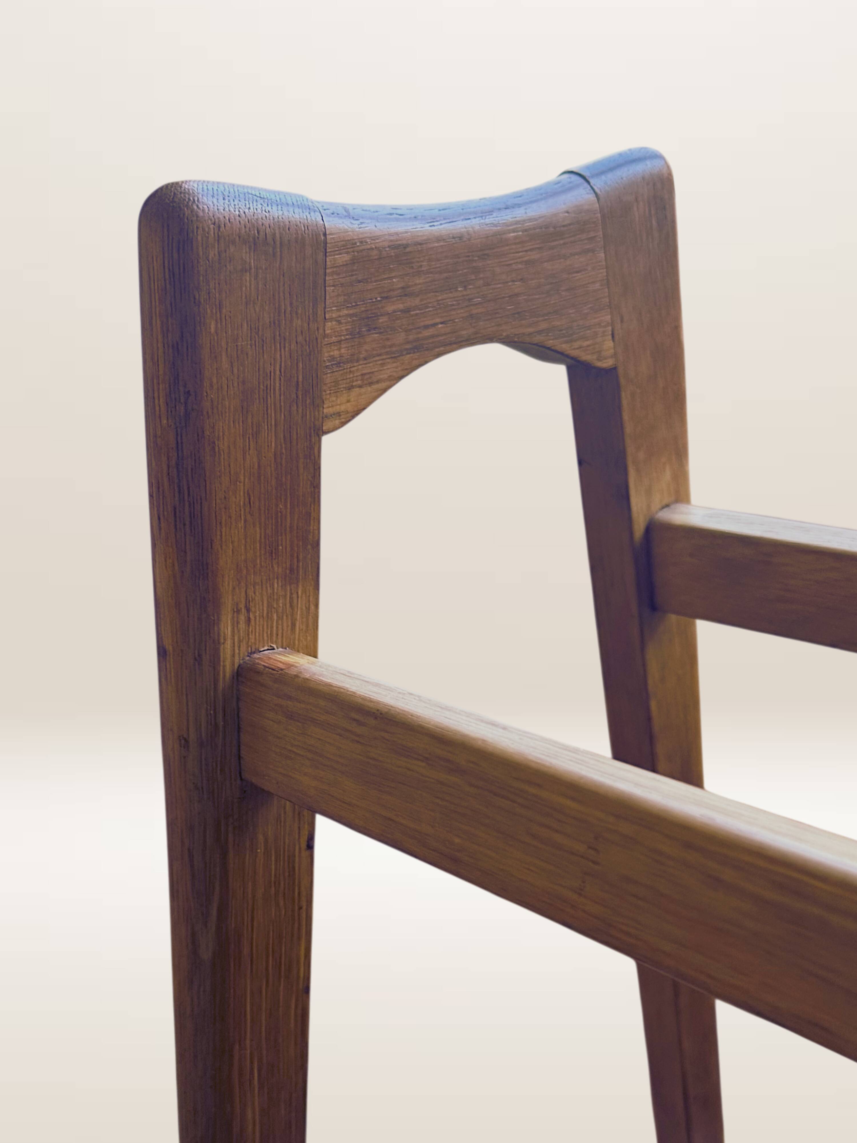 Scandinavian teak rolling dessert trolley