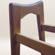 Scandinavian teak rolling dessert trolley