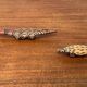 2 figurines animales vintage en bois sculpté, art aborigène australien