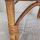 Petit banc en rotin et osier – années 1960