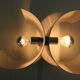 Giuliano Cesari Silver Wall Adjustable Lamp for Nucleo Sormani, 1960 Italy