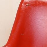 Faux leather office armchair