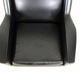 Scandinavian faux-leather rotary chair, Sweden, 1950