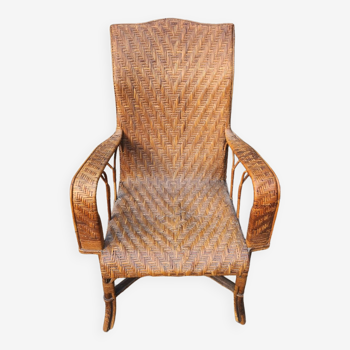 Rattan armchair