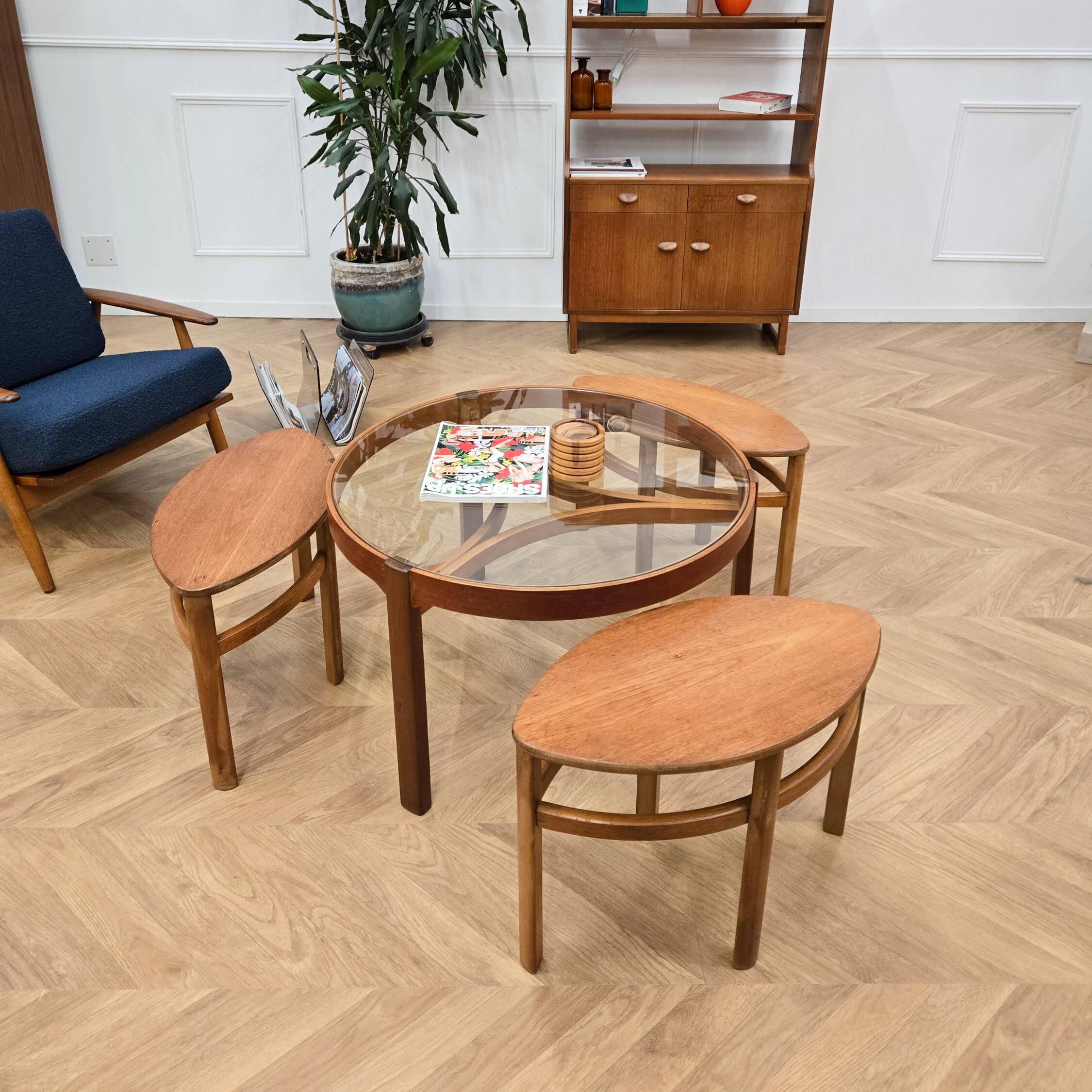 Trinity round coffee table by Nathan