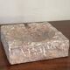 Vintage pinkish beige marble ashtray