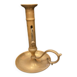 Bougeoir en laiton doré